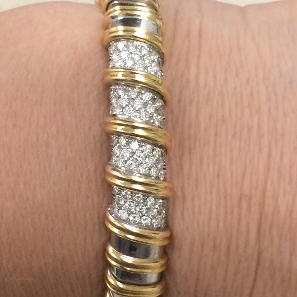 Roberto coin NABUCCO 18k bracelet - Picture 5 of 8